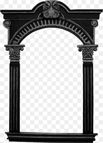 Light frame Mirror, door, furniture, building, retro png thumbnail