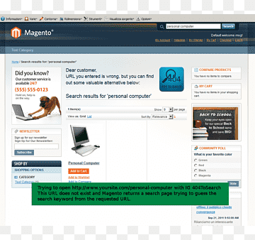 Programa informàtic Magento PrestaShop de comerç electrònic, plantilla 404, negocis, ordinador, programa d'ordinador png thumbnail