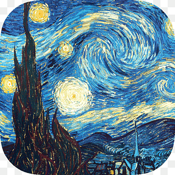 The Starry Night Starry Night Over the Rhône Painting Desktop Still Life: Vase with Pink Roses, painting, earth, marine Biology, starry Night png thumbnail