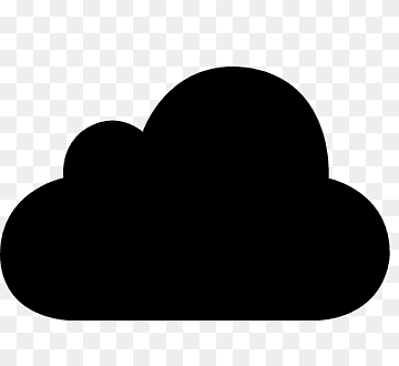 Computer ikoner Cloud computing, cloud computing, sort, sort og hvid, sort sky png thumbnail