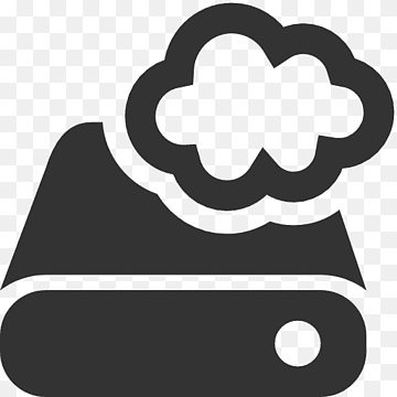 Cloud storage Computer Icons Cloud computing Computer data storage File hosting service, cloud computing, svart, svart og hvit, Sky png thumbnail