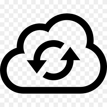 Computerikoner Cloud computing Cloud storage, cloud computing, areal, PIL, sort og hvid png thumbnail