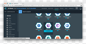 برنامج الكمبيوتر برامج الكمبيوتر Watson IBM Bluemix، ibm, النص, الكمبيوتر, الوسائط png thumbnail