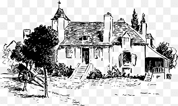 Homes of Our Forefathers in Boston, Old England, and Boston, New England House, house, 3D Computer Graphics, building, monochrome png thumbnail