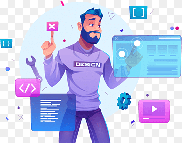 desenvolvimento web, engenharia de programadores e site de codificação em telas de interface de realidade aumentada. aplicativo de software de programação de engenheiro de projeto desenvolvedor, png thumbnail