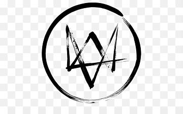 il·lustració de text en negre, logotip Watch Dogs 2 Aiden Pearce, Watch Dogs Hd, 1080p, Aiden Pearce, blanc i negre png thumbnail