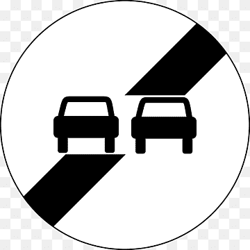 End Of No Overtaking, Traffic Sign, Sign, Regulatory Sign, Road Sign, Roadsign, Traffic, Street Sign, Traffic Road Sign, No Overtaking, png thumbnail