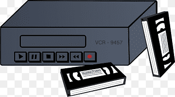 VHS VCRs, video recorder, electronics, internet, videotape png thumbnail