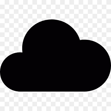 Computer ikoner Cloud computing, cloud computing, sort, sort og hvid, skyen png thumbnail