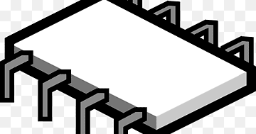 integrierte Schaltkreise & Chips Computerelektronik, Computer, Winkel, Schwarz und weiß, zentrale Verarbeitungseinheit png thumbnail