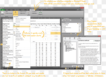 Program komputer bagan Pareto Kontrol Kualitas Statistik Menggunakan Excel Microsoft Excel Computer Software, Analisis Statis, teks, komputer, Program komputer png thumbnail