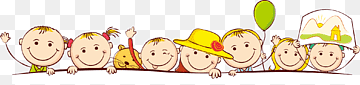Ilustración de retrato de niños y gatos, escuela infantil de kindergarten, dibujos animados de niños lindos, personaje animado, niño, mamífero png thumbnail