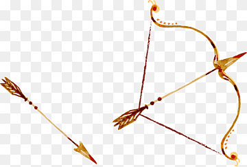 ilustração de arco e flecha marrom, tiro com arco Arco e flecha, tiro com arco, Pintura em aquarela, ângulo, pintado png thumbnail