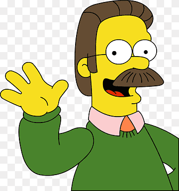 Ned Flanders Homer Simpson Bart Simpson Marge Simpson Lisa Simpson, Bart Simpson, hand, vertebrate, cartoon png thumbnail