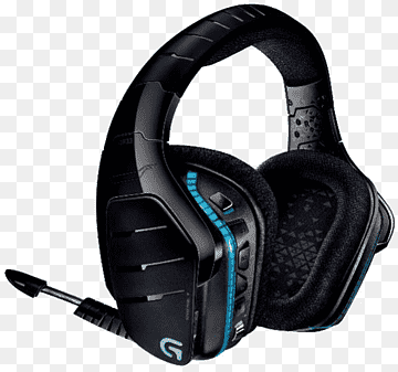 마이크 헤드셋 헤드폰 7.1 서라운드 사운드 Logitech, Logitech 헤드폰, 게임, 전자 제품, 음악 헤드폰 png thumbnail