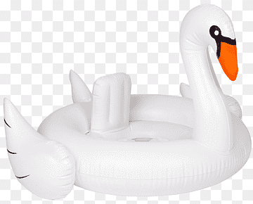 Inflatable Infant Cygnini Swimming pool Swim ring, swan, child, animals, color png thumbnail