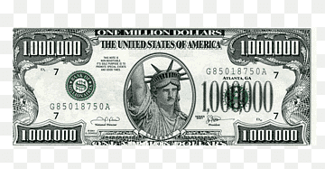 Долар США долар США банкнота 1000000 банкнота, 1000000, Банку, банкнота png thumbnail