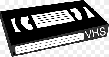 VHS VCRs Compact Cassette, film elements, text, logo, videotape png thumbnail
