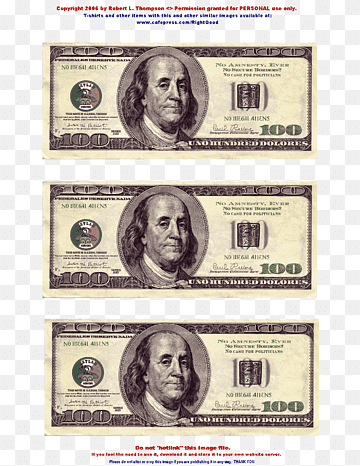 United States one hundred-dollar bill United States Dollar United States one-dollar bill Banknote, united states, united States, bank, cash png thumbnail