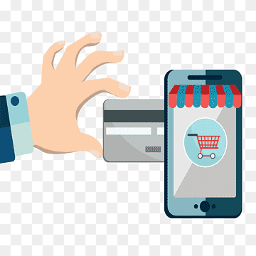 person holding card, Credit card Payment Service Bank, Online shopping credit card material, blue, text, computer png thumbnail