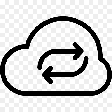 Computer ikoner Cloud computing, cloud computing, areal, sort og hvid, boks png thumbnail
