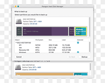 Computerprogramm Screenshot Disk Manager Festplatten, wählen Sie aus, Bereich, Backup, booten png thumbnail