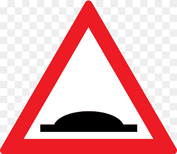 Car Speed bump Traffic sign Road Warning sign, Warning Sign, angle, text, triangle png thumbnail