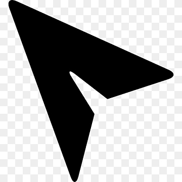 Computer-Mauszeiger-Cursor-Pfeil, Winkel, Pfeil, schwarz png thumbnail