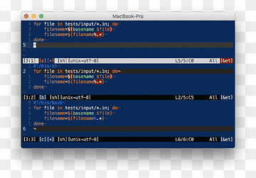 Computerprogram Bash KornShell Vim Shell script, Shell, bash, mærke, c png thumbnail