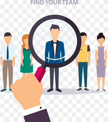 Recruiter Human resource management Businessperson Illustration, Take a magnifying glass to find someone, glass, wine Glass, hand png thumbnail