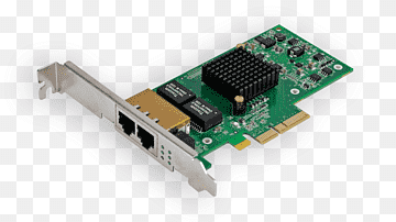 Adaptadores y adaptadores de tv Adaptadores y tarjetas de red 10 gigabit ethernet pci express, Red de computadoras, adaptador, conmutador de red png thumbnail