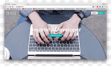 Ruby on Rails Softwareudvikler Webapplikation Webudvikler, rubin, mærke, ext Js, for- og bagenden png thumbnail