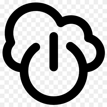 Cloud-Computing-Computer-Icons Cloud-Speicher, Technologie-Cloud, Bereich, Schwarz und weiß, Taste png thumbnail
