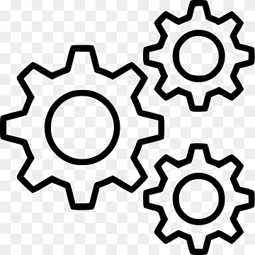 três engrenagens pretas, Computer Icons Gerenciamento estratégico Gerenciamento de riscos Gerenciamento de projetos, ícone do mecanismo, diversos, outros, monocromático png thumbnail
