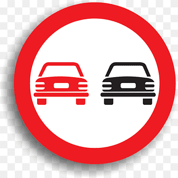 Traffic sign Car Overtaking Italy, car, text, trademark, logo png thumbnail