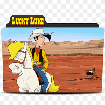 Cartoon Cowboy Animal, LUCKY LUKE, cowboy, cartoon, animal png thumbnail