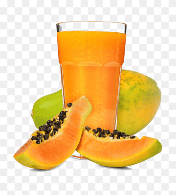 papaya juice in drinking glass, Orange juice Smoothie Papaya Mango, mango, food, tomato, health Shake png thumbnail
