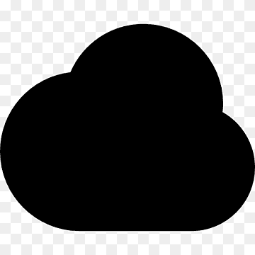 Cloud computing Datamaskinikoner Skylagring, Cloud Shape, svart, svart og hvit, Sky png thumbnail