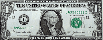 1 US dolla L49560866I seddel, USA en dollarregning Amerikanske dollar Amerikanske dollar fem dollarregning USA hundrelapp, Amerikanske dollar seddelfil, seddel, merke, Mynt png thumbnail