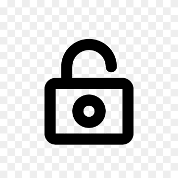 desbloquear, ui, básico, interface, ícone de interface básica, png thumbnail
