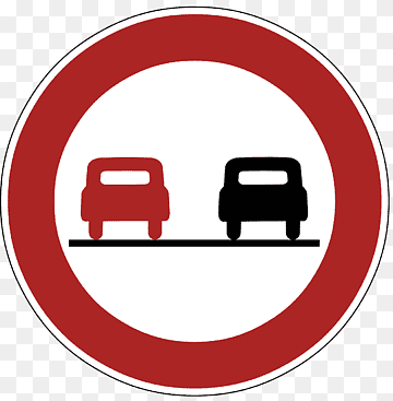 Overtaking, Restriction, Prohibition, Road Sign, Traffic, Symbol, Sign, Transportation, Information, Germany, png thumbnail