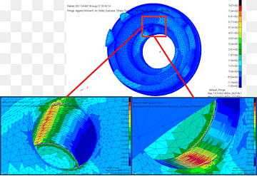 computergestütztes Engineering Finite-Elemente-Methode computergestütztes Design-System, Computer, ansys, CAD CAM, Kreis png thumbnail