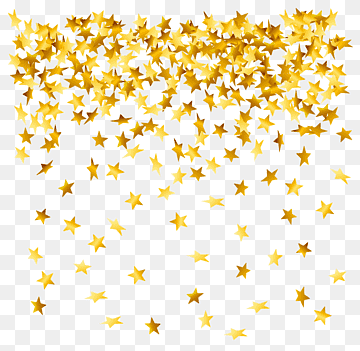 Stjerne, Gullstjerner, gule stjerner, Kunst, Blomsterdesign, GULL png thumbnail
