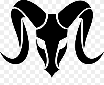 Aries Astrology Logo Astrological sign, Zodiac aries, logo, monochrome, astrological Sign png thumbnail