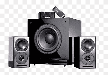 Computer speakers Subwoofer Stereophonic sound Loudspeaker Home Theater Systems, others, electronics, speaker, stereophonic Sound png thumbnail