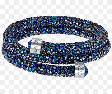Bracelet Swarovski AG Jewellery Earring, Swarovski jewelry Cuff Bracelet, gemstone, blue, pendant png thumbnail
