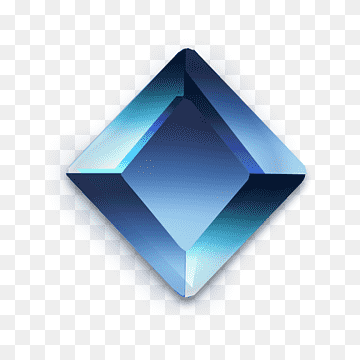 Rhombus Luminescence Gemstone, Diamond light-emitting material, blue, effect, ring png thumbnail