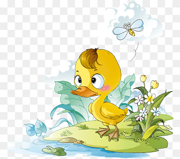 The Ugly Duckling Thumbelina Cygnini, Lovely duck walking, love, child, animals png thumbnail