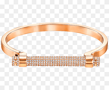 Earring Swarovski AG Bangle Bracelet Jewellery, Swarovski jewelry rose golden Bracelet, golden Frame, ring, bracelet png thumbnail