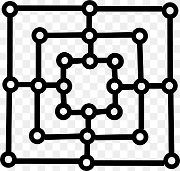 Nine Men's Morris Tafl games Board game, design,  png thumbnail